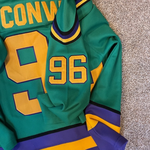 Headgear Classics Authentic Movie Throwbacks Charlie Conway 96 Jersey. 2XL - Picture 8 of 9